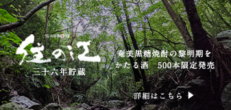 奄美黒糖焼酎の黎明期をかたる酒 住の江 三十六年貯蔵 500本限定発売